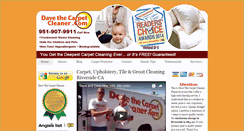 Desktop Screenshot of davethecarpetcleaner.com